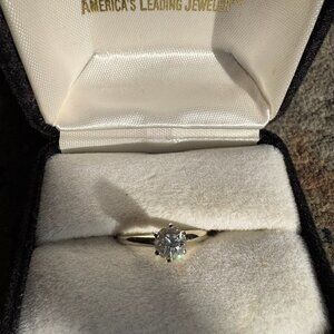.60 CTW Exquisite cut natural diamond solitaire engagement ring, size 7